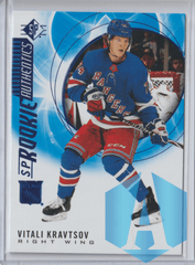 2020-21 SP Rookie Authentics Blue #137 Vitali Kravtsov New York Rangers